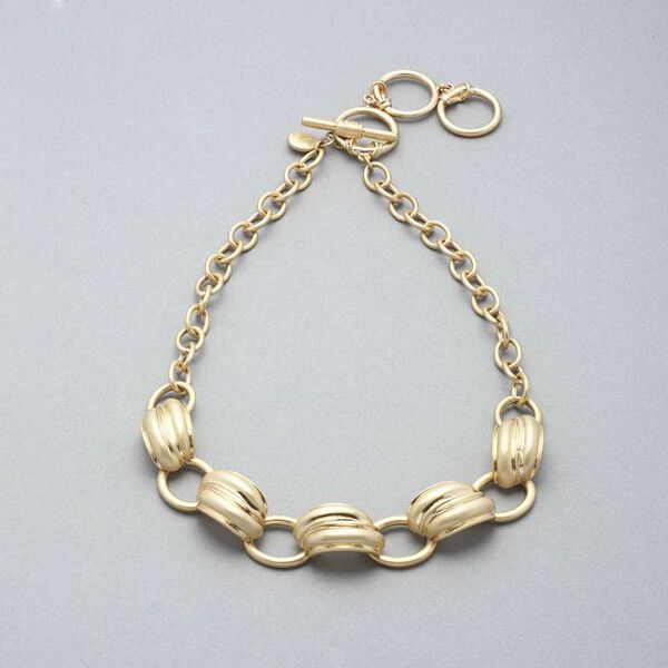 Worn Gold Necklace