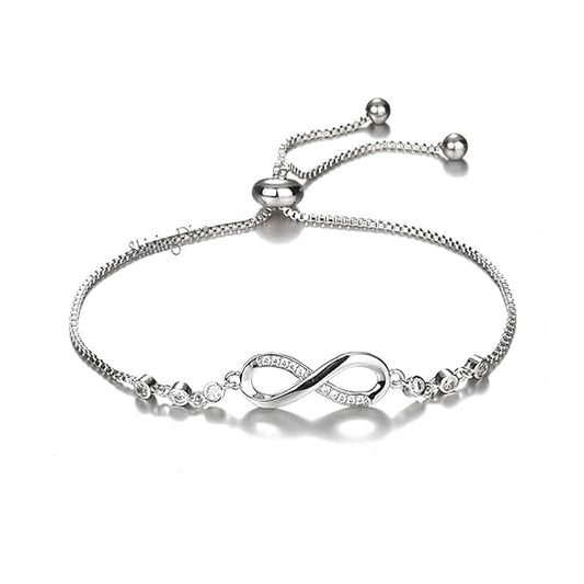 Fashion Latest Stylish Crystal Rose Gold Charm Bracelet for Women